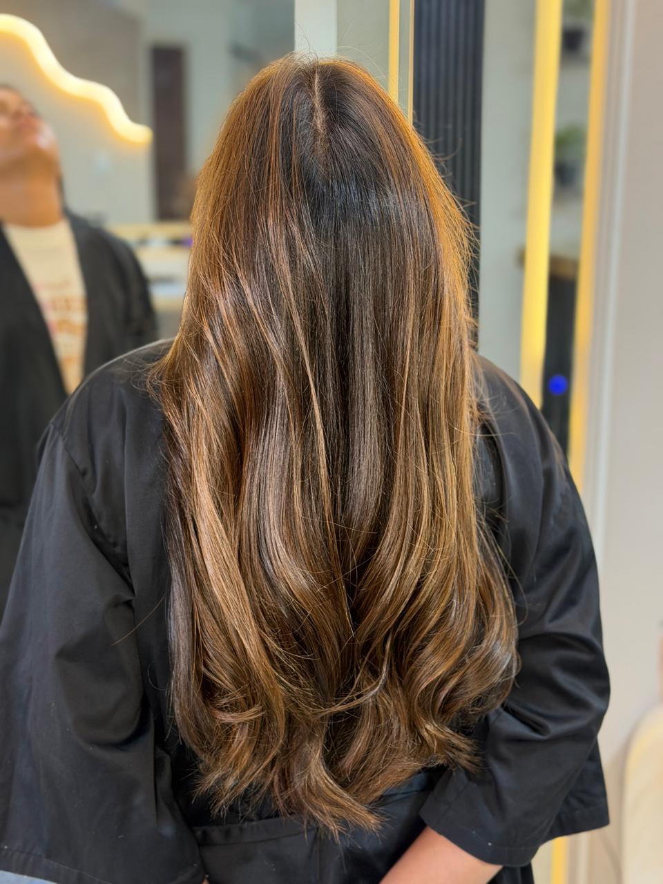 Balayage tono miel